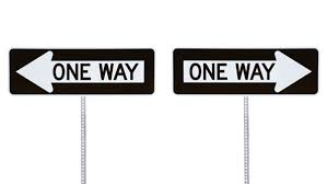 A tale of two employee - 2 one way signs