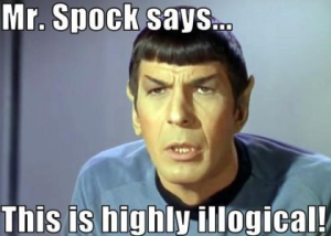 Spock picture about logic