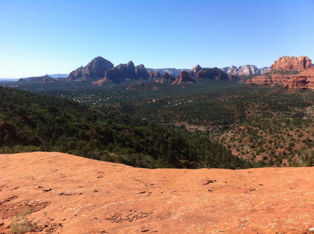 A view of Sedona from Submarine Rock