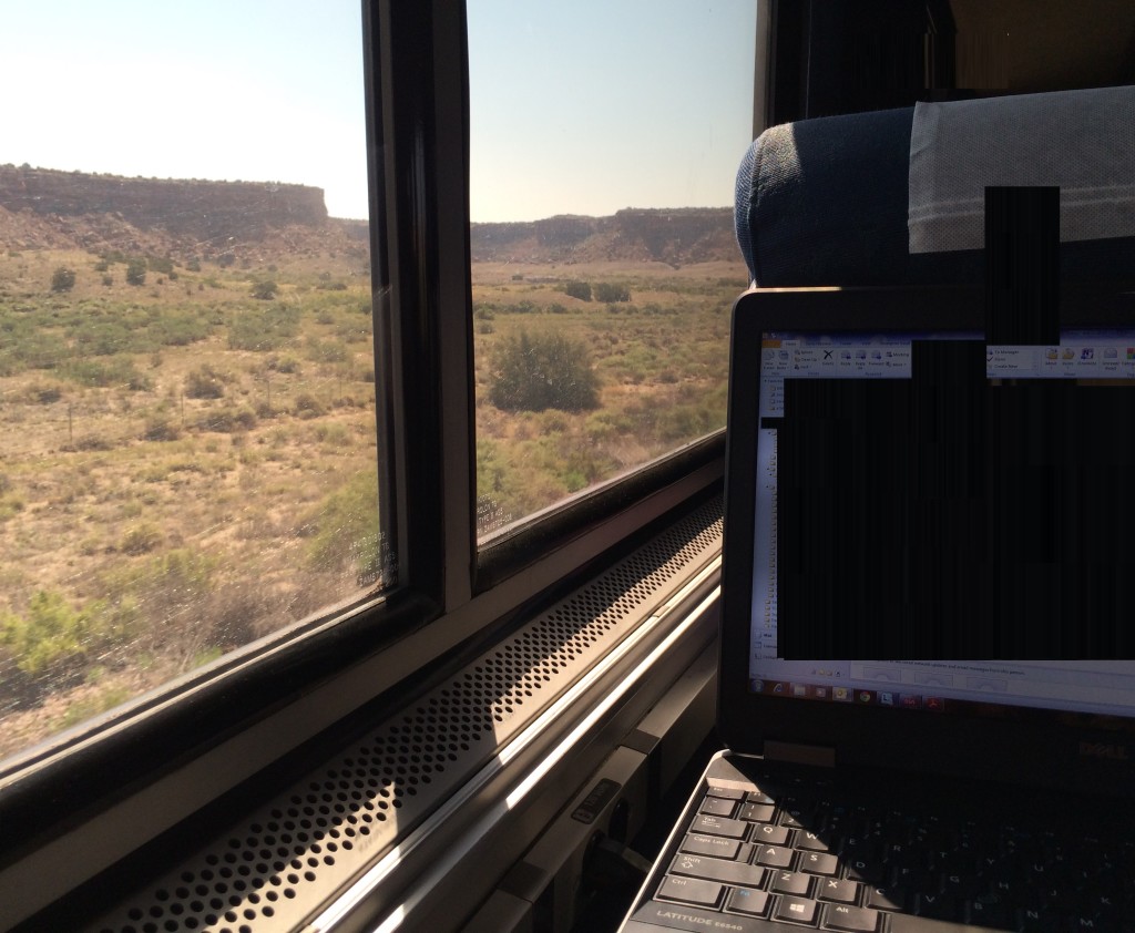 Working from the train - Time to reflect!